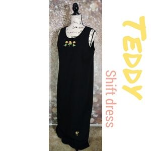 Teddy Shift black dress